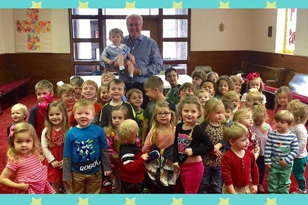 Group of kids in dental office