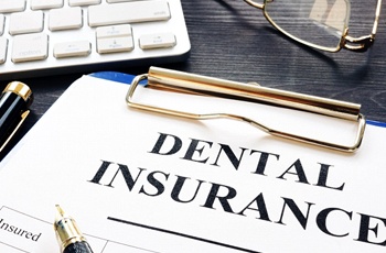 Dental insurance paperwork for the cost of dentures in Columbia