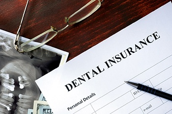 Dental insurance form for dental emergency in Columbia