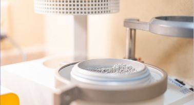 Close up of dental technology