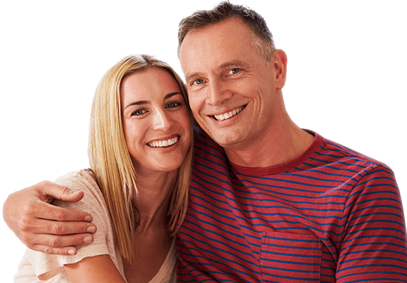 Smiling couple