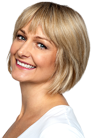 Woman smiling