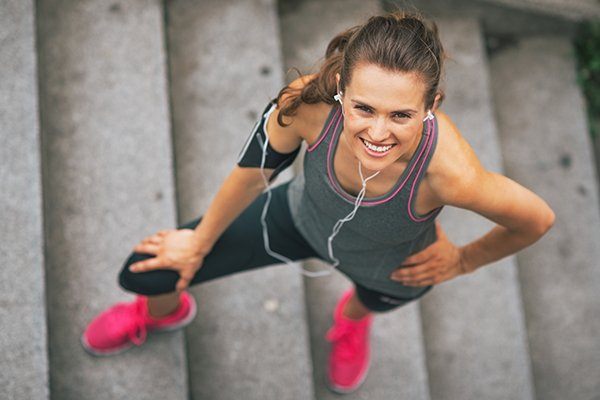 Woman exercising