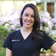 Dental hygienist Kayla