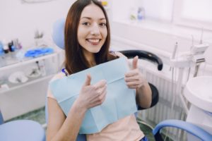 happy dental patient