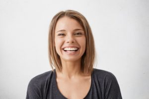 girl with white smile